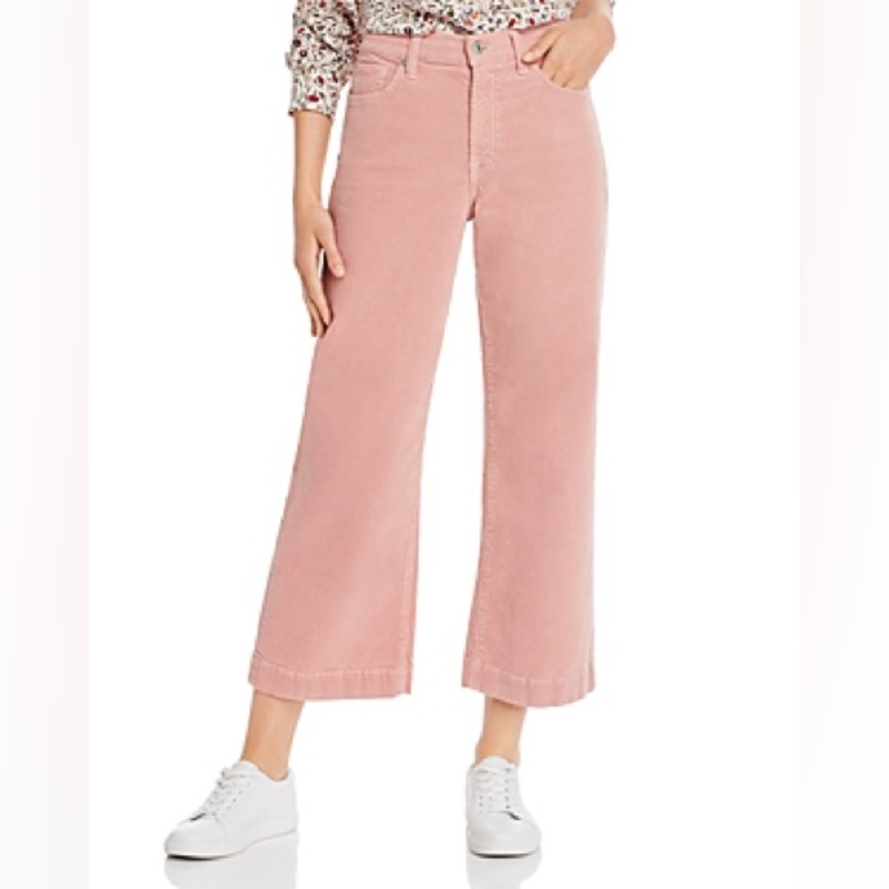 7 For All Mankind Cropped Wide Leg Jeans